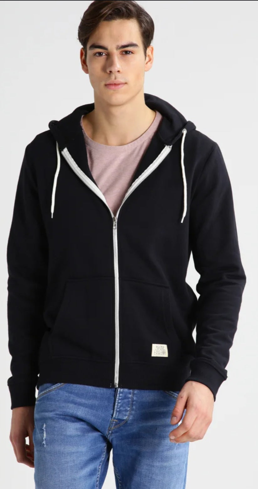 BLEND full zip felpata con cappuccio