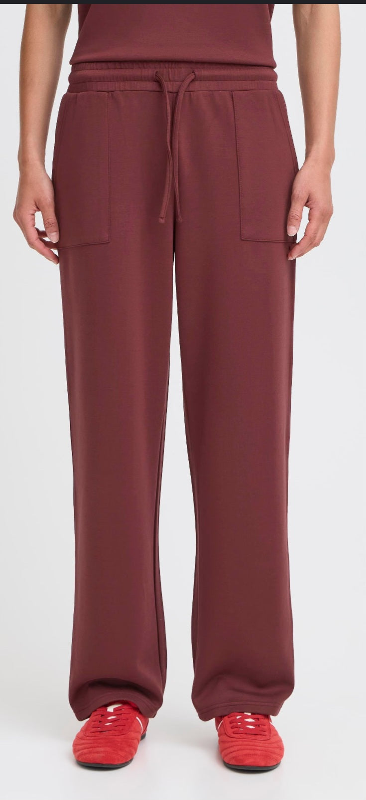 B.YOUNG pantalone tuta bordeaux