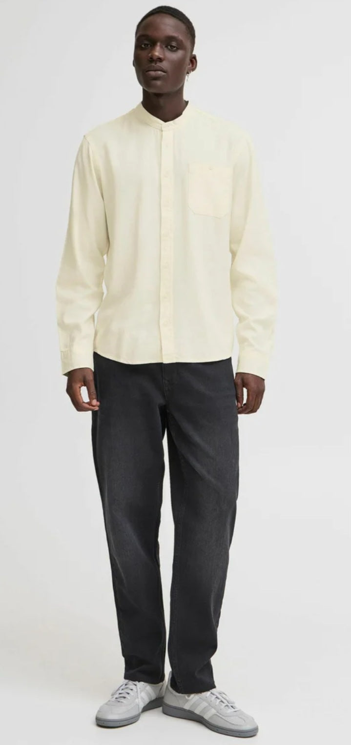 BLEND camicia manica lunga collo coreana