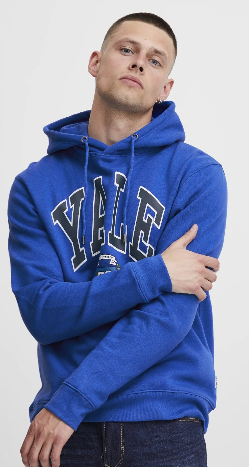 BLEND felpa stampata con cappuccio